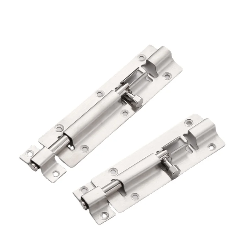 Alumínio Alloy Door Lock Buckle, Window Catch, Cabinet Catches, Torre Bolt, Trava, Fivela, Home Hardware, Prata, 1, 5-12 em