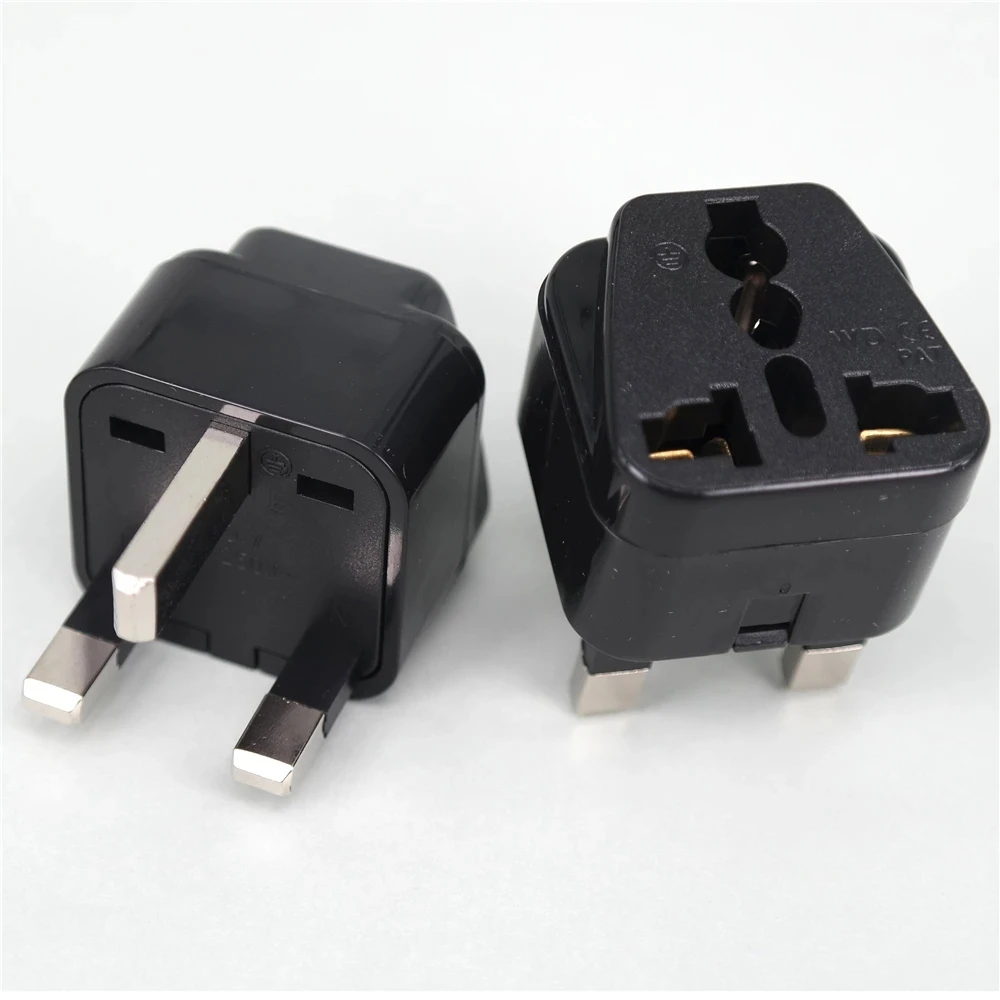 Universal Itália Suíça Índia Reino Unido EUA AU UE AC Power Plug Travel Trip Adapter, Irlanda, Chipre, Malta, Malásia Plug 13A