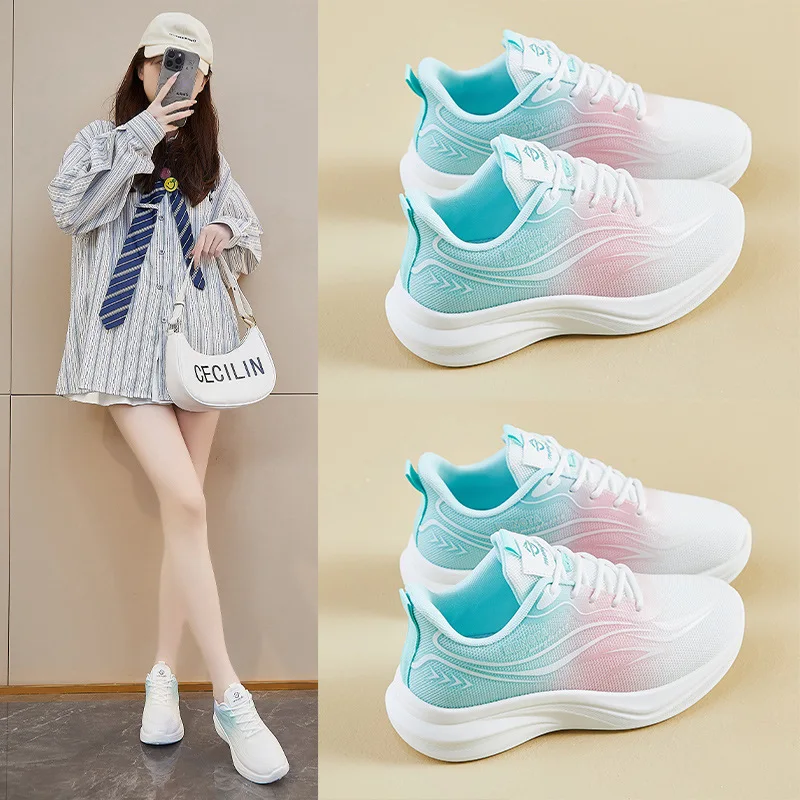 

Плетеная обувь, дышащая женская обувь, новая студенческая спортивная обувь для фитнеса, бега, повседневная обувь для путешествий, походная обувь, модная обувь