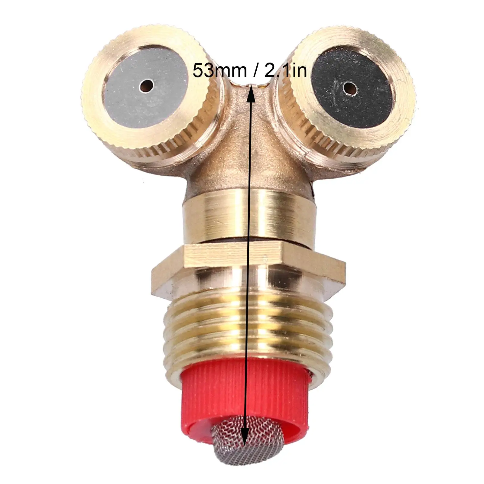 Agricultural Spray Nozzle Set with Filter G1/2 Male Thread Irrigation Mist Sprinkler Head 3Pcs Gardening Watering Tool