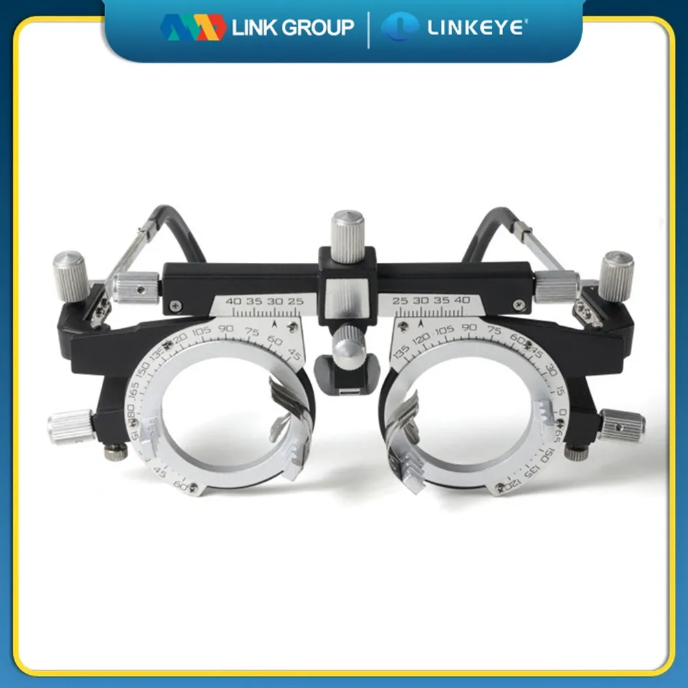 Trial Frame Optical Lens Frame Fully Adjustable Universal Type AF4880 Metal Optical Trial Frame with Lens Flippers Lens Frame