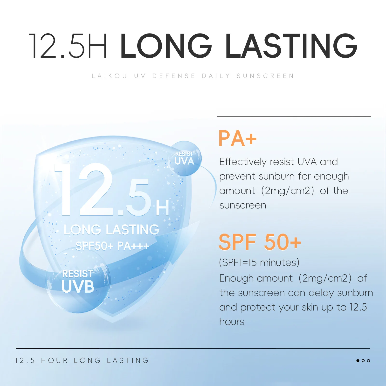 Isolation milk sunscreen hydrating and moisturizing sunscreen UV protection refreshing brightening waterproof facial body care