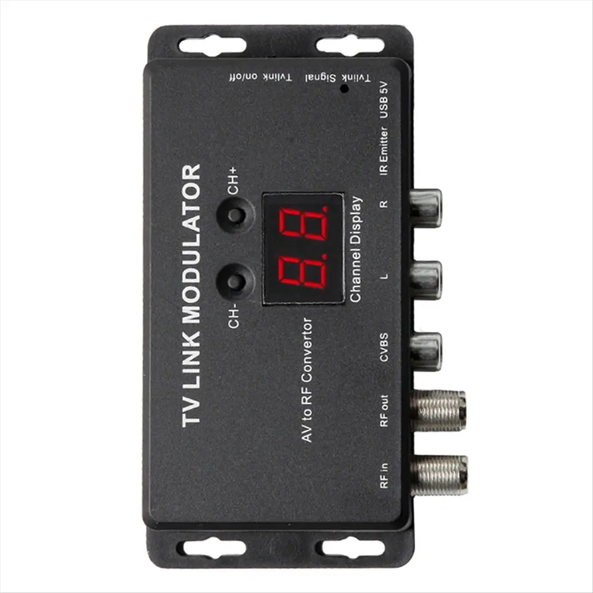 BEST CHOICE）AV to Converter IR Extender UHF TV LINK Modulator with 21 Channel Display PAL/NTSC Optional