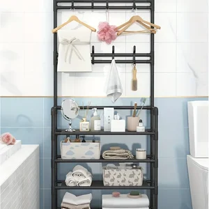 Neue 1PC, Kleiderbügel, Eingangsregal, Schuhorganisator für Eingangsbankhalle mit Haken für das Schlafzimmer, Rack Coat Combo 8 Hauptverkaufs -Salk Bank - №1