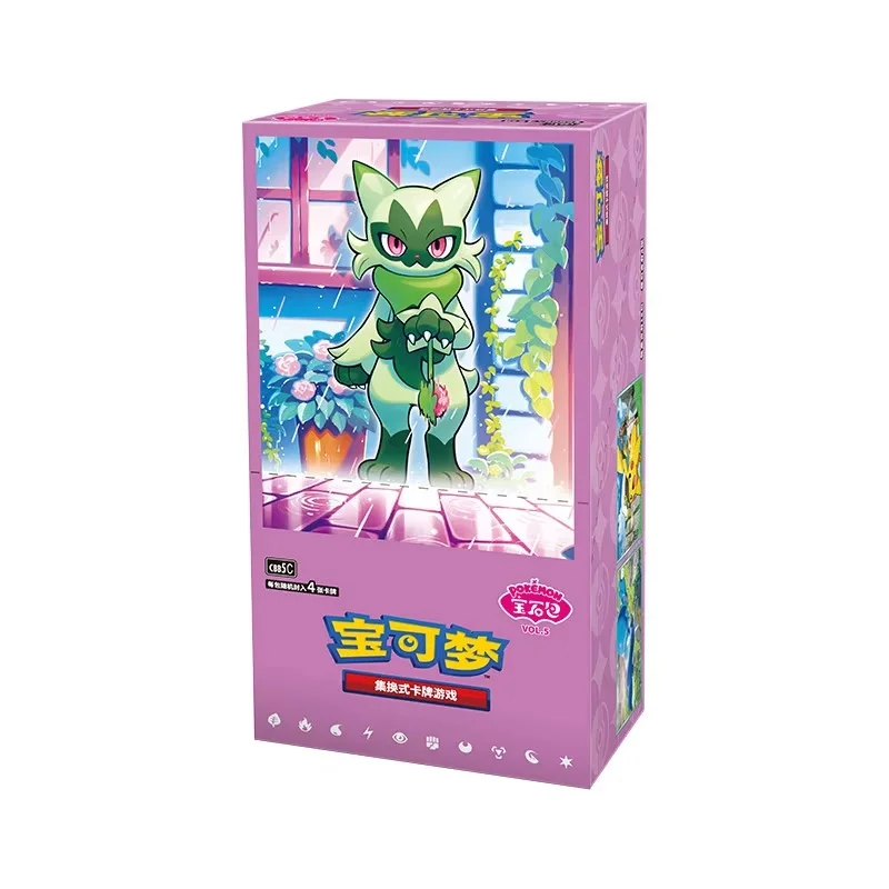 Pokemon Gem Pack Vol.5 Booster Box Ptcg Simplified Chinese Trading Card Collection Game Rare Exquisite Card Toy Fans Collection