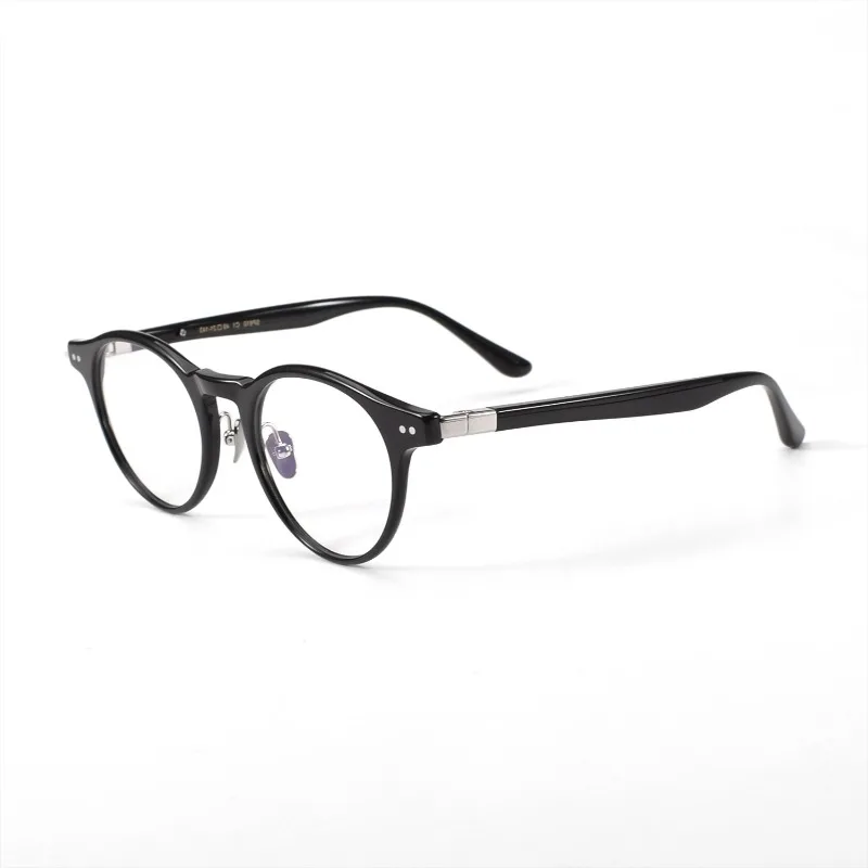 360 ° rotating temple high quality Acetate men's glasses frame sp610 retro reading eyewear myopia for women  prescription gafas