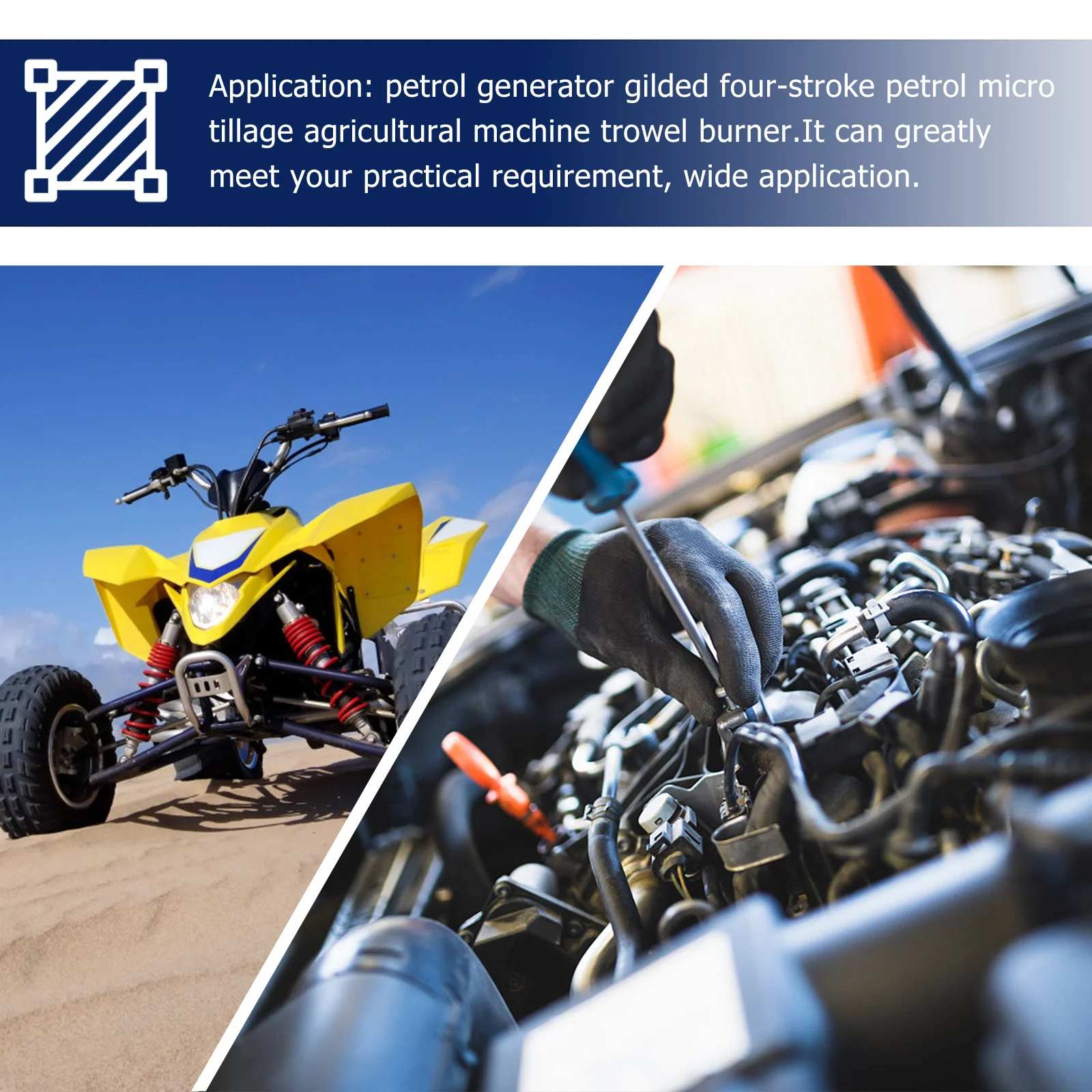 

10pcs Generator Plug Replacement For Generator Spark Nozzle Lawn Garden Equipment Engine Agricultural Machine Nozzle