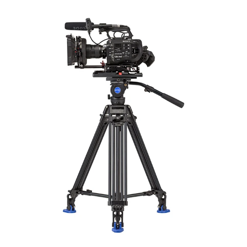 BENRO BV8 Professional aluminum photography flexible fluid head studio video camera tripod kit for video camera