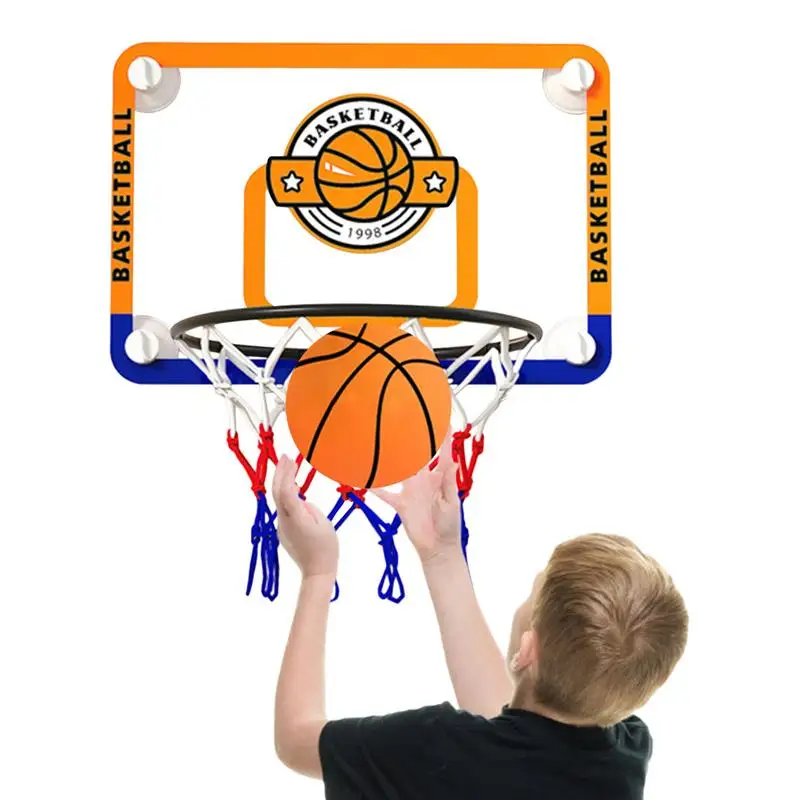 

Basketball Hoop For Boy Gift Foldable No-Slip Toy Basketball Goals Adjustable Height Indoor Great Gift For Birthday New Year