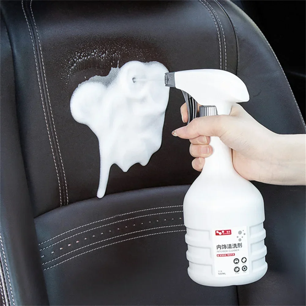 500ml Foam Cleaner Spray Multi-purpose Anti-aging Cleaner Tools Car Interior Home Cleaning Foam For Car Interior Leather Clean