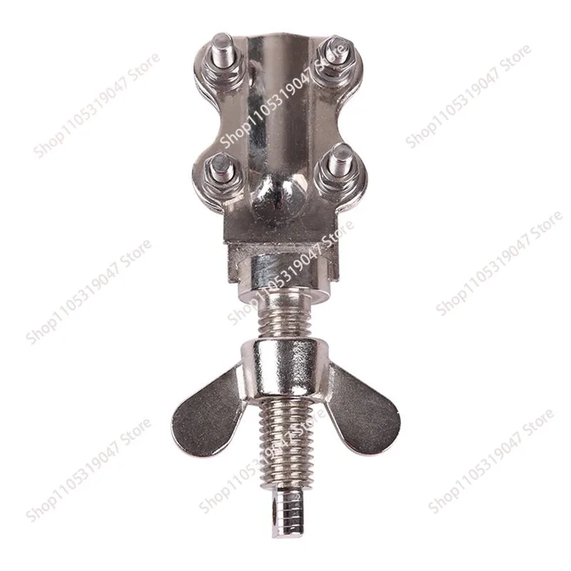 Pure copper and aluminum grounding clamp, power tool cabinet, four-hole locking wire grounding clamp