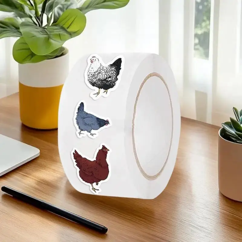 Confezione Creative Fowl Roll Nastro adesivo Vernice spray per animali Copertura per laptop, desktop, decalcomanie per tazze d'acqua