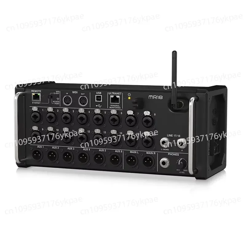 New Version Digital Audio Console Mixer MR12/MR18 Fan 12/18 Channel 12 Bus Integrated WiFi Module/USB Stereo Recorder