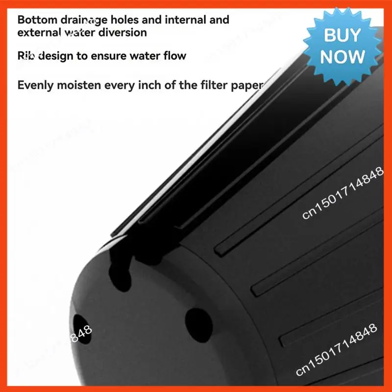 BISM 折り紙コーンデザインコーヒーフィルターカップ再利用可能な手淹れコーヒードリッパーストレーナー 155 ミリメートル濾紙透明