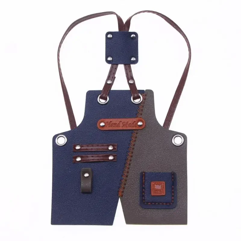 Delantal de trabajo en miniatura, ropa de muñeca para decoración de casa de muñecas, juguete