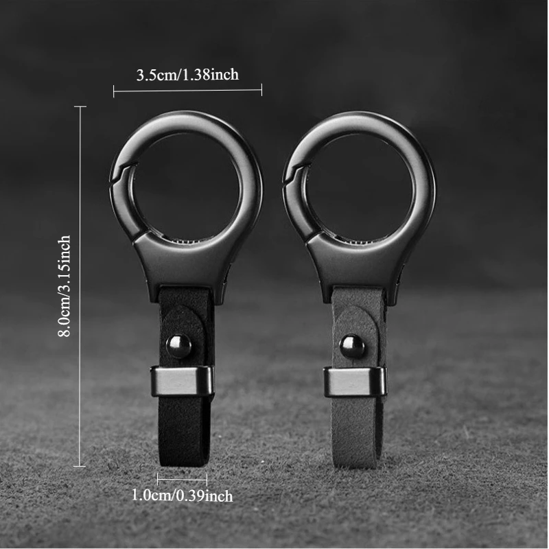 1 Stück Minimalistischer Wildleder-Schlüsselanhänger Kreativer Modischer Autoschlüsselring für Männer Frauen Paare Perfektes Geschenk – Detail 3