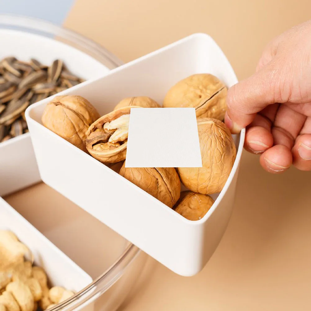 

100Pcs Moisture Absorbing Sheets Plant Fibre Drying Sheets for Food Storage Desiccant for Jars Cans Rice Seasonings