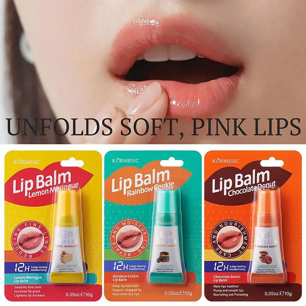 Lemon Meringue Lip Balm 10g Moisturizing Hydrating Anti-Aging Reduce Fine Lines Lighten Lip Dullness Care