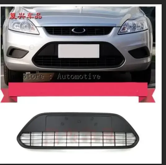 car-styling ABS chrome front rear fog lamps cover trim For Ford Focus 2009 2010 2011 2012  4door Grille Around Trim Racing Grill