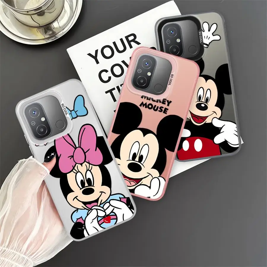 

Disney Mickey Minnie Mouse Phone Case for Xiaomi Poco X3 NFC C50 X3 Pro C61 C51 Soft Cover