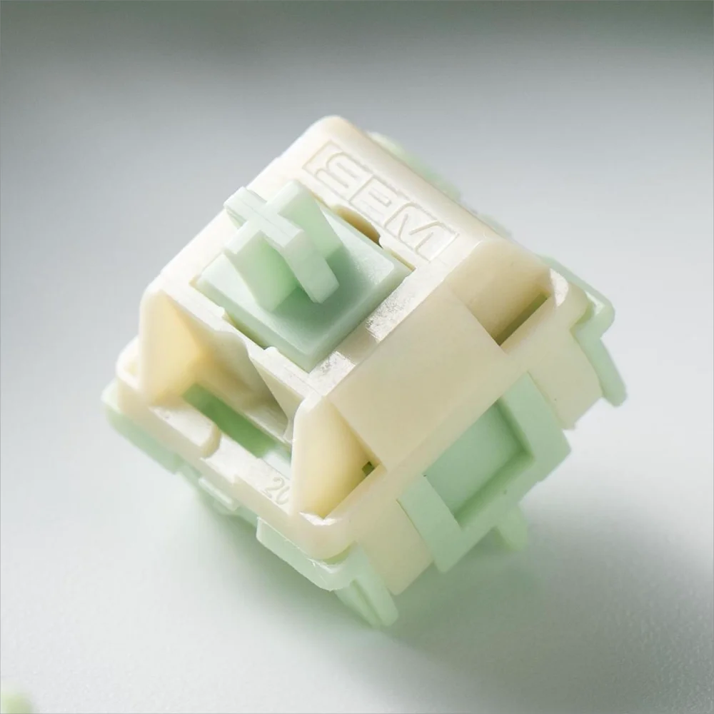 SOULCAT SPM Green Apple Switch 5 Pins Linear Clacky HIFI for Mechanical Keyboard Custom Switches Fine lubed KOS Spring HMX OEM