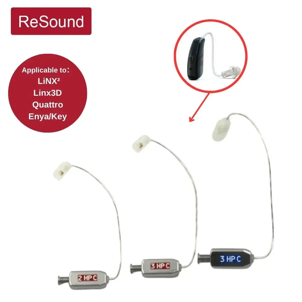 Resound SureFit2C Receiver For LiNX²/Linx3D/Quattro/Enya Hearing Aid (Optional power:LP/MP/HP）