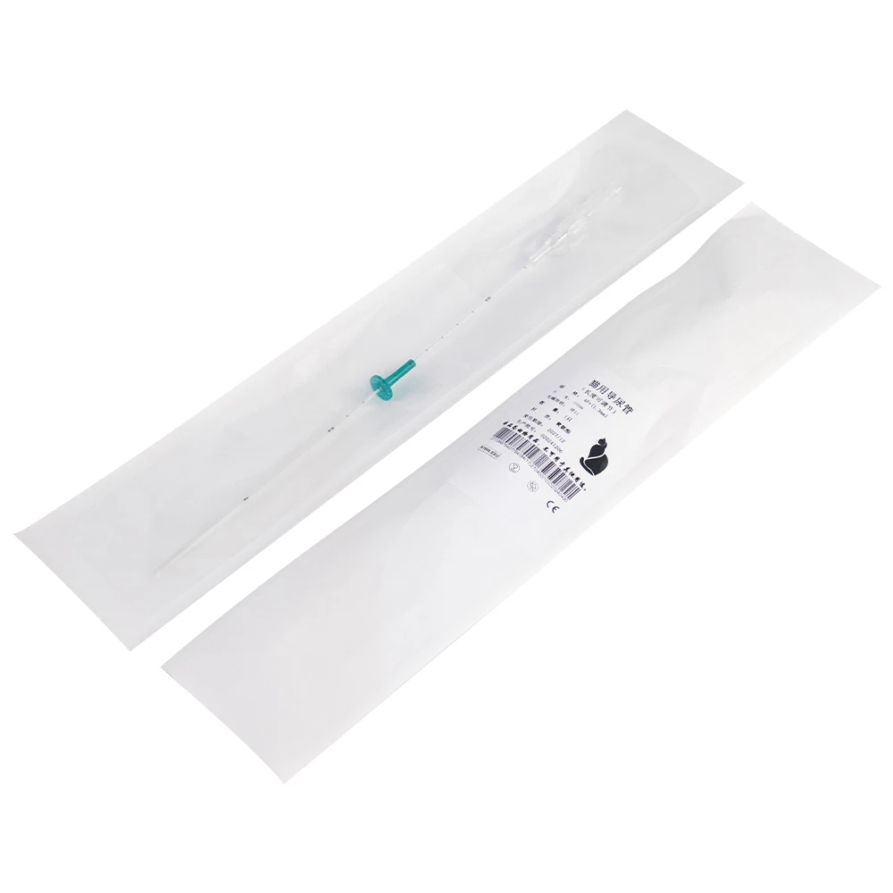 Vet Medical Pets Urethral Tube Adjustable TPU/PP Urinary Catheter 3Fr/4Fr 130mm for Cat