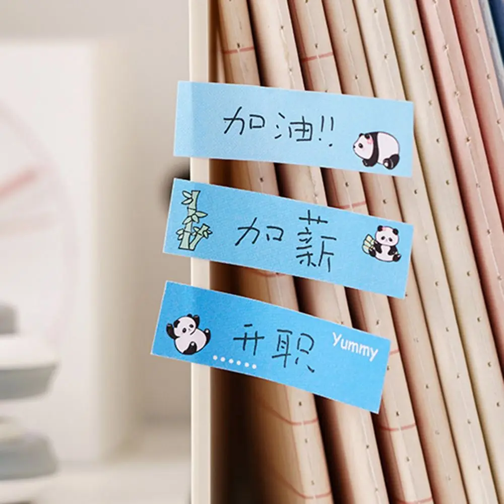 Индексная вкладка Kawaii Panda, липкие заметки, мультяшные блокноты N раз, креативная многофункциональная классификационная этикетка, список дел