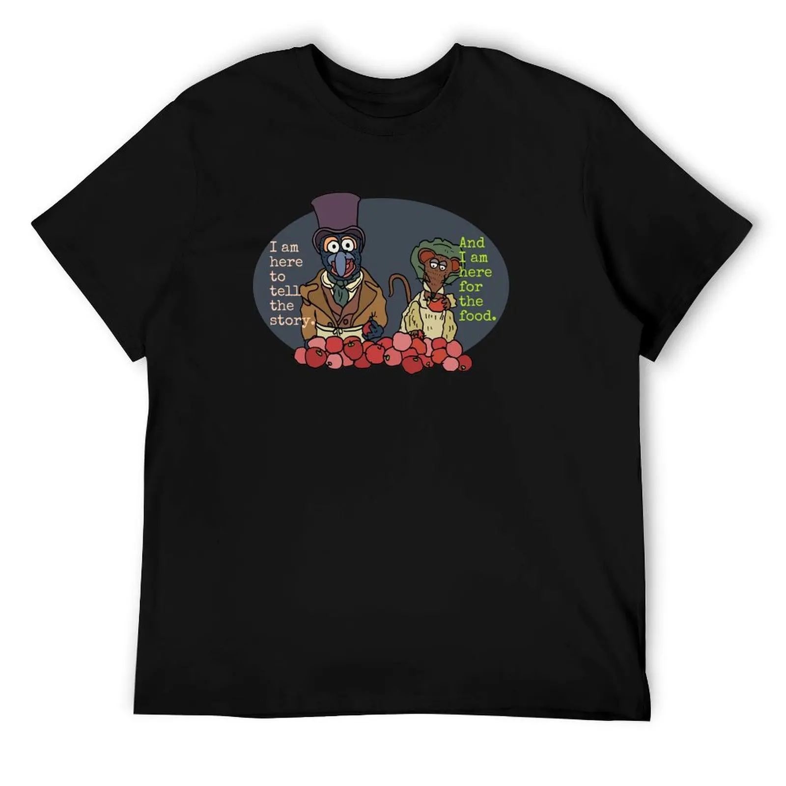 

Футболка Muppet Christmas Carol- Gonzo and Rizzo, хлопковые футболки, мужская футболка из 100% футболки с индивидуальным принтом