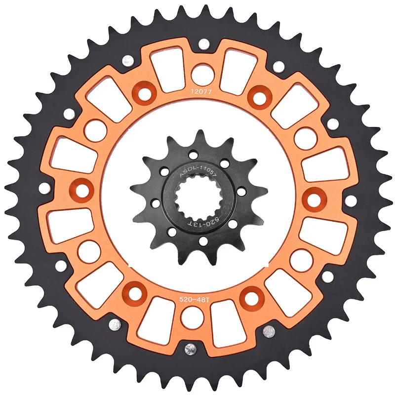 520 13T 48T Front Rear Sprocket 450 FX 125 EXC 150 SX TE 250 SX-F XC-F TC 450 XC-F 500 EXC-F EXC-F XCF-W For KT/M For Husqvarna