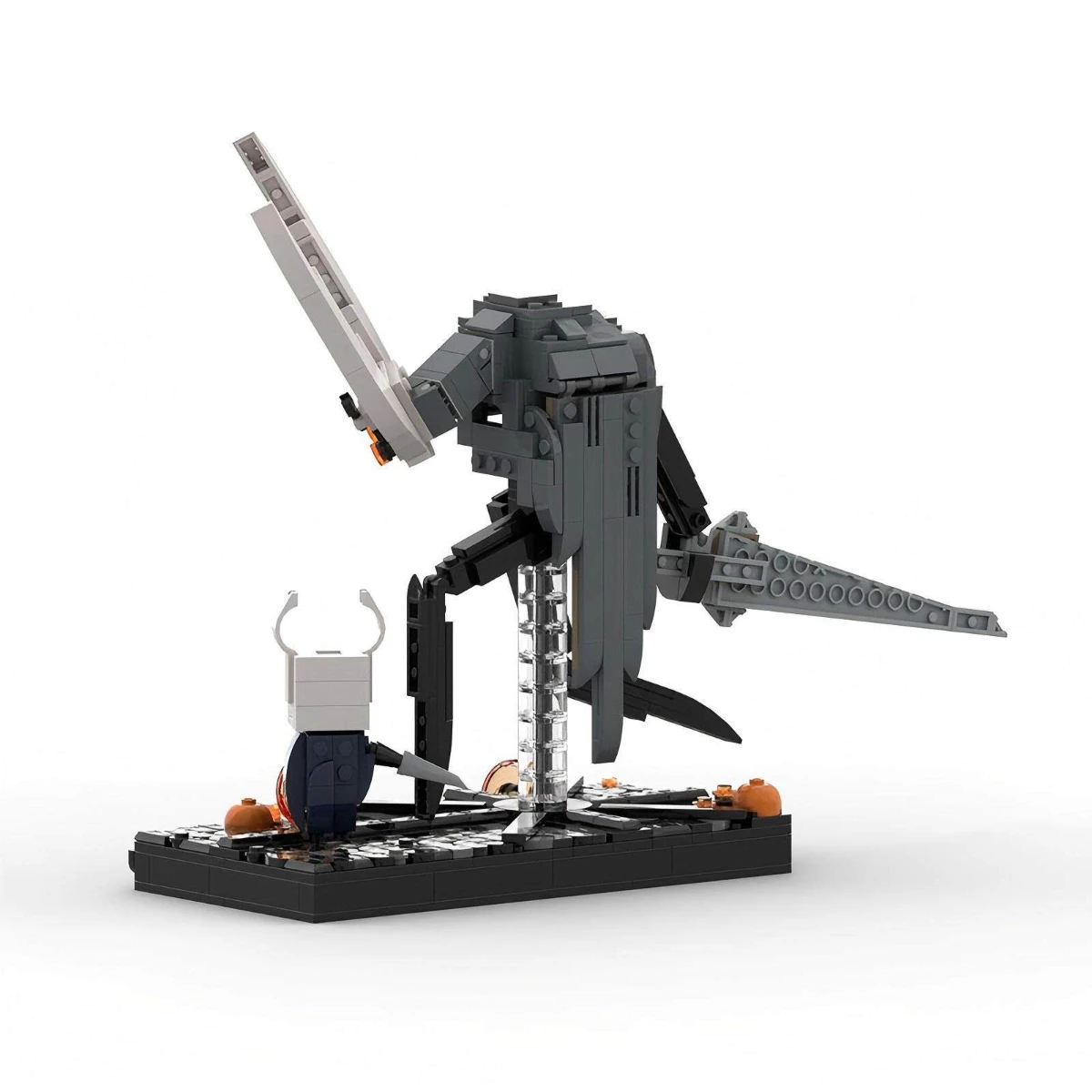DIY Kinder-Bauklötze Spielzeug MOC Spiel-Actionfiguren Ritter Hohlpuppe Modell Sammlerstück für Erwachsene Geschenk Ornament – Detail 4