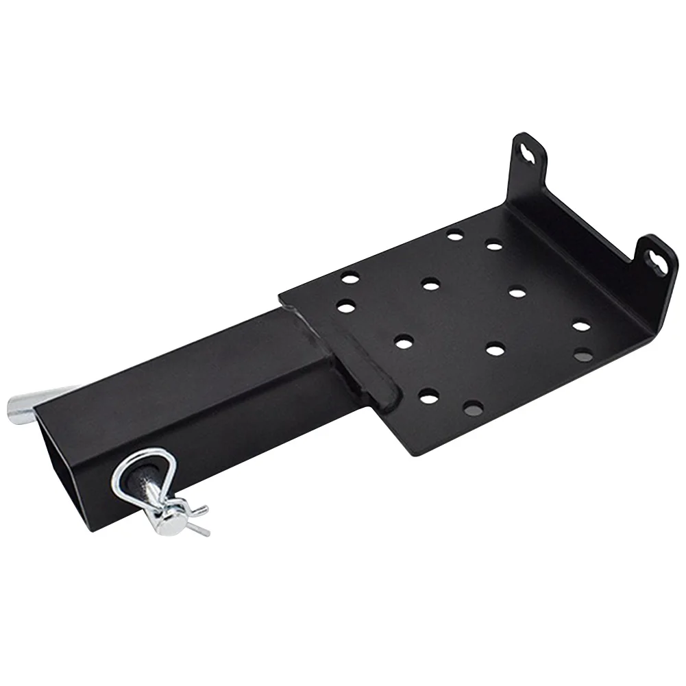

Modified Winch Fixing Plate Carbon Steel Trailer Hitch Mounting Plate Rust Proof Truck Pickup Winch Stand for Car Accessories