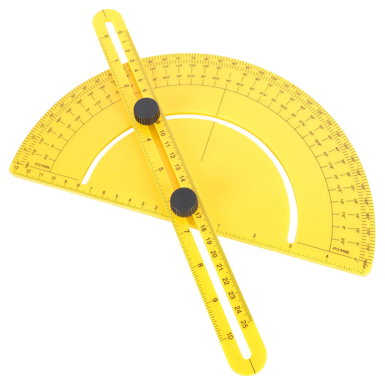 180 Degree Universal Goniometer Carpentry Square Angle Protractor Rotary Tool Measure Rotating Work