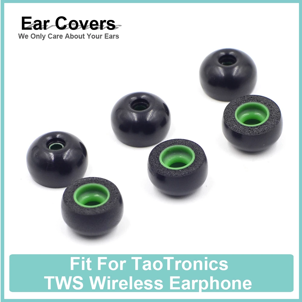 Foam Tips For TaoTronics TWS Wireless Earphone Earphone TWS Ear Buds Replacement Headset Ear Pad