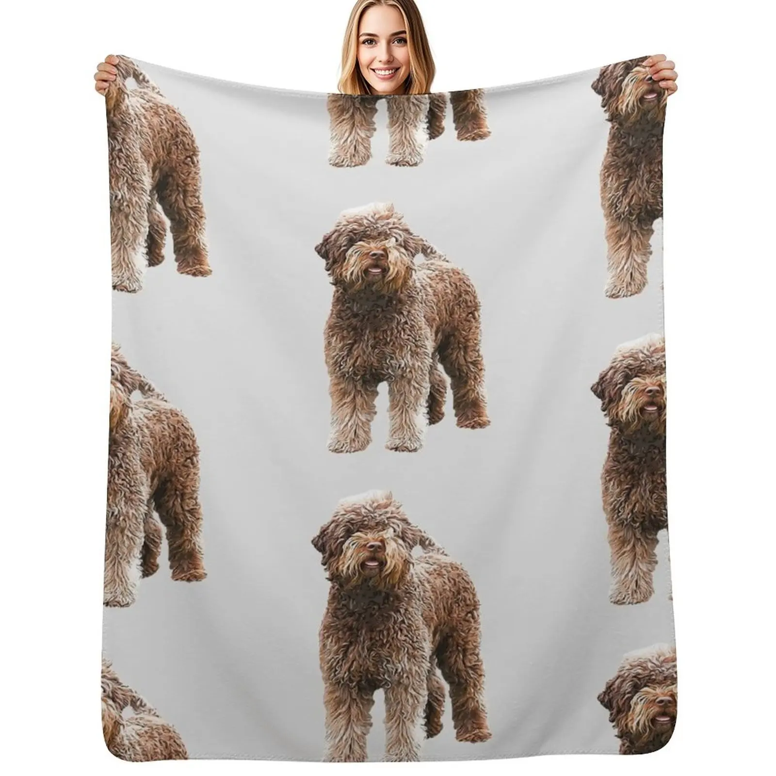 

Lagotto Romagnolo - Italian Water Dog Throw Blanket Soft Shaggy Camping blankets and throws Blankets