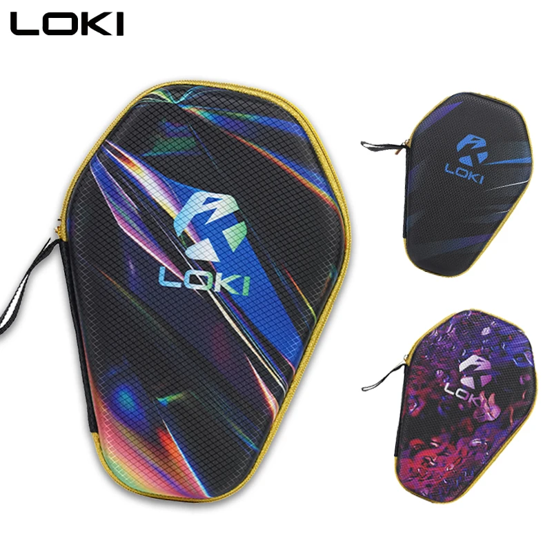 LOKI Table Tennis Racket Bag Hard Shell Waterproof Dustproof Table Tennis Paddles Box Case Storage Bag for Paddles & Accessories