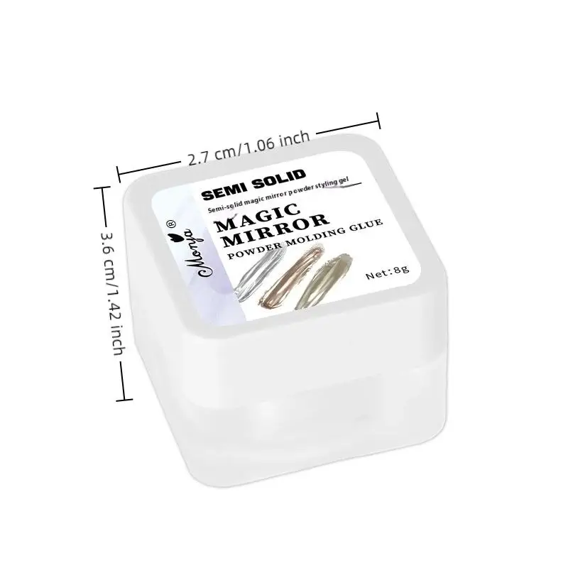 Miroir magique ongles modélisation Gel semi-solide UV LED 3D modélisation sculpture colle Durable manucure Art Salon de manucure outils de décoration