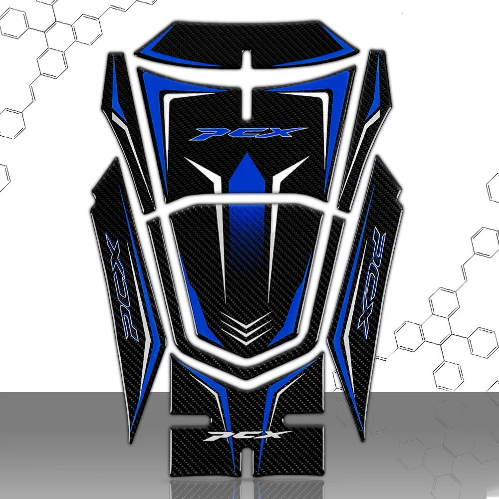 

Carbon Fiber Fuel Pad Tank Sticker Decal Scooter Protector Cover Accessories Waterproof For PCX160 Pcx 160 2019 2020 2021 2022