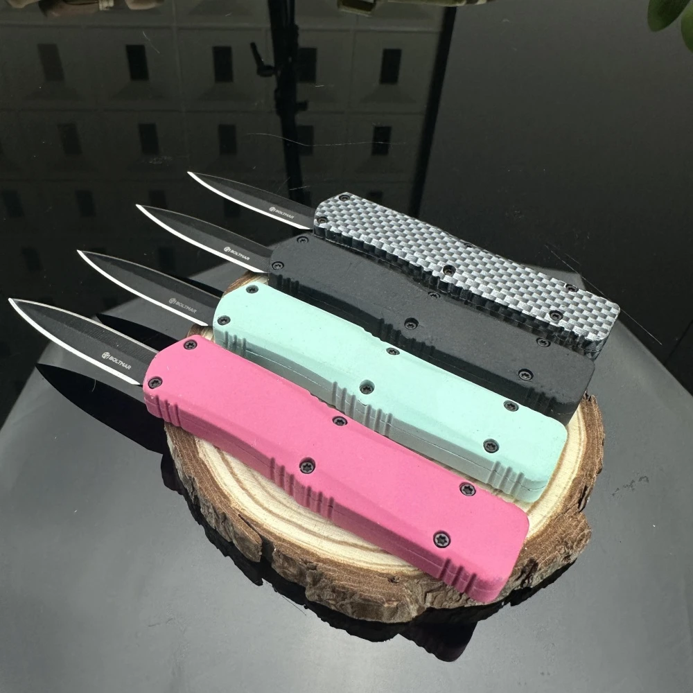 Mini A07 Folding Knife Zinc Alloy Handle 440c Blade Outdoors Camping Hiking Survival Pocket Knives Combat Military Men's Gift