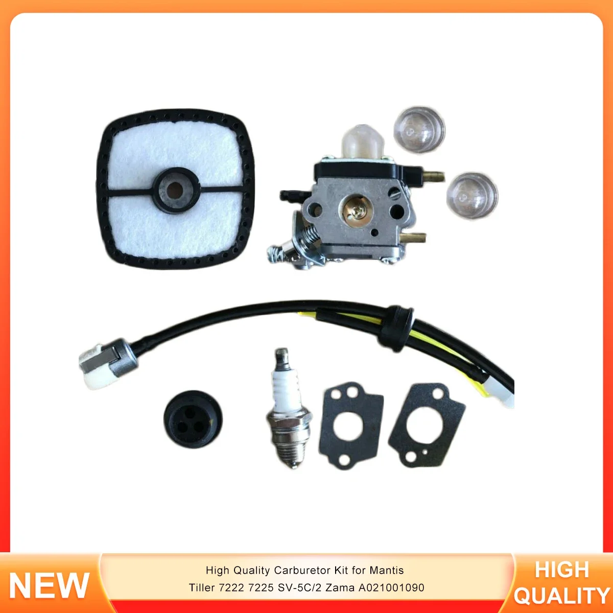 

High Quality Carburetor Kit for Mantis Tiller 7222 7225 SV-5C/2 Zama A021001090