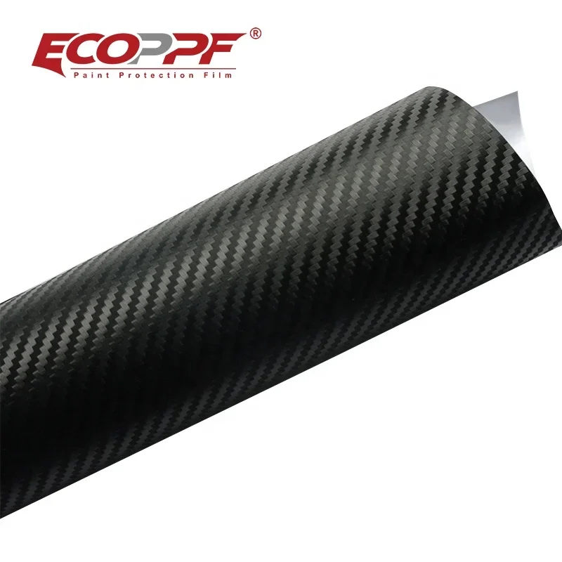 

3D 5D 6D PVC PET Carbon Fiber Car Wrapping Film Car Body Sticker