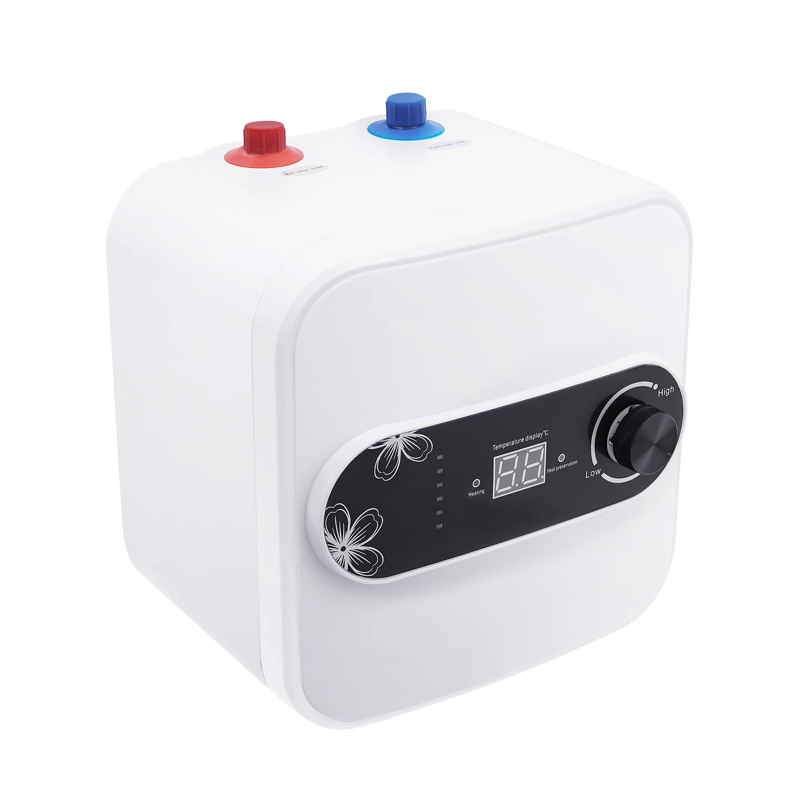 

2.1 Gallons Electric Water Heater Portable Water Heater Adjustable Temperature Tank Water Heater with LED Display Screen