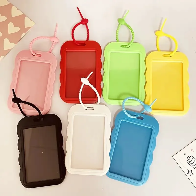 adjustable ABS card holder set, 1 piece, with a pendant