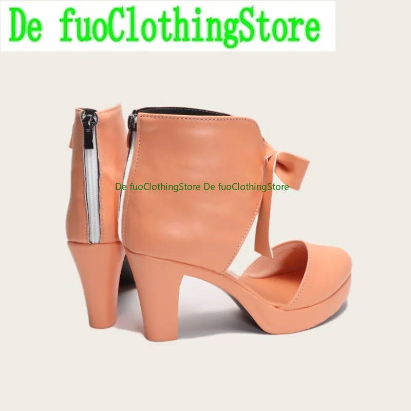 DefuoClothing – chaussures de Cosplay pour fille magique et forêt profonde maléfique, nuit blanche, Anime, exposition diffuse de talons hauts personnalisés