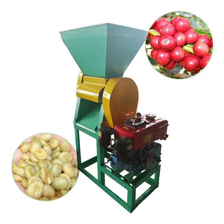 

Coffee Peeling Process Automatic Dry Coffee Bean Huller Industrial Coffee Pulper