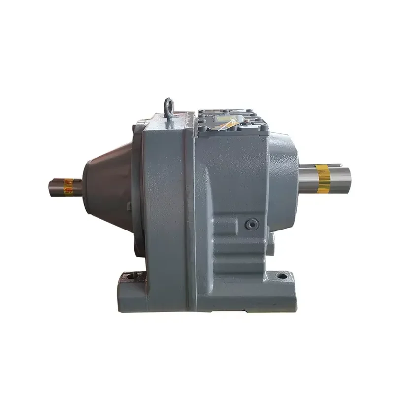 R Type Straight Shaft Gearbox Motor 4kw Helical Reductor De Engranajes