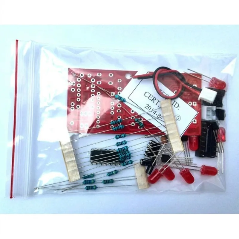 Fun LED Dice Circuit Board DIY Electronic Kit Soldering Practice Experiment Assembly Teaching Production Electronic Component