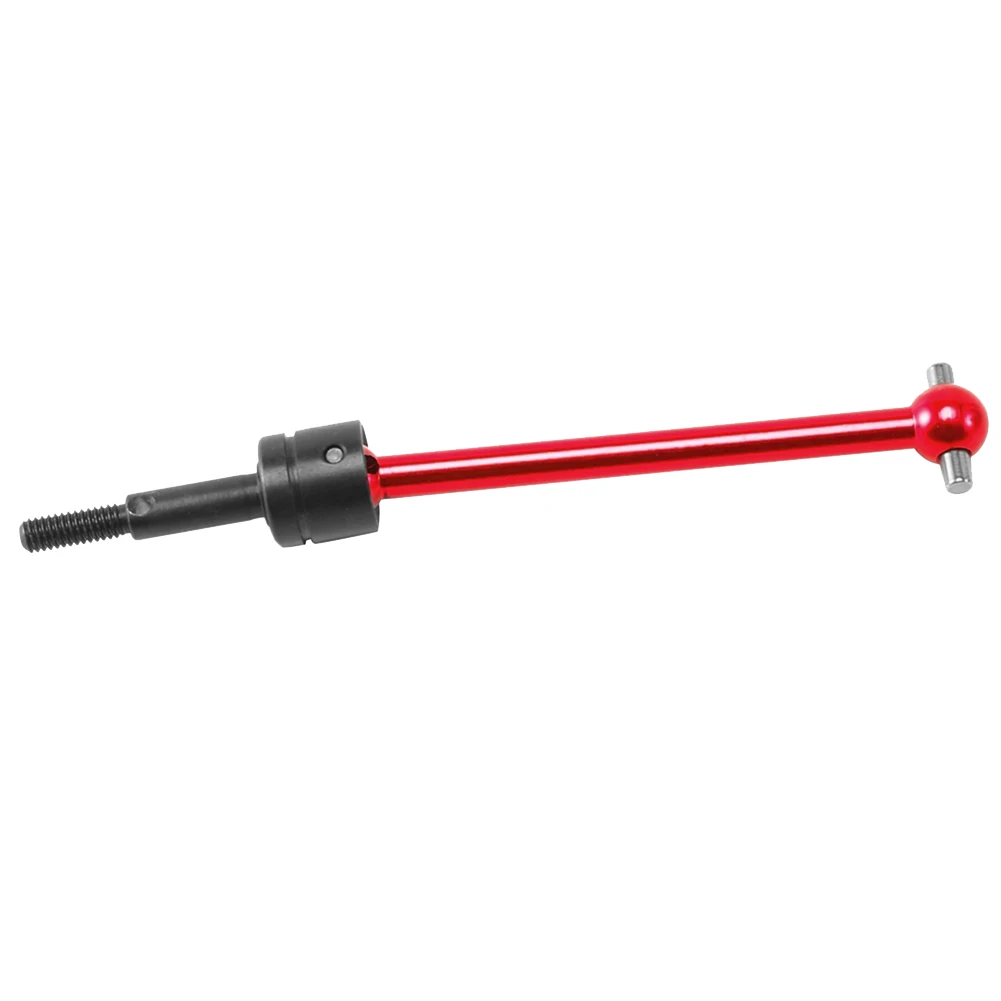 2Pcs Replacement TT02B TT-02B DT02 DT03 DF02 Metal Universal Drive Shaft CVD (64Mm) for Tamiya RC Car Upgrade Parts,Red