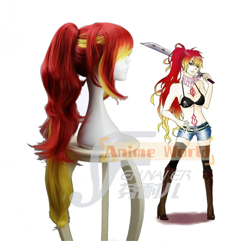 

Anime Blue Exorcist Kirigakure Shura Cosplay Wig Ao no Exorcist Role Play Kirigakure Shura Long Hair Ponytail Wig