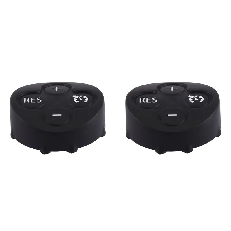 2X For BMW MINI Cooper R55 R56 R57 R58 R59 R60 R61 Steering Wheel Volume Adjustment Switch Cruise Control Button Cover C-N25R